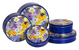 Spring Floral Tins for Easter