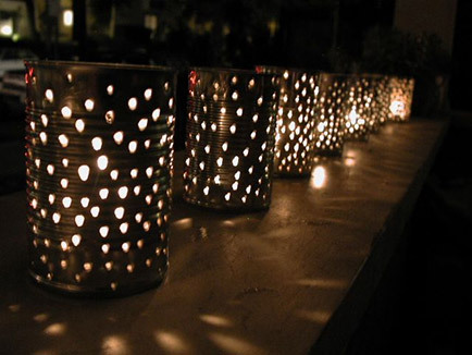 DIY Tin Lanterns